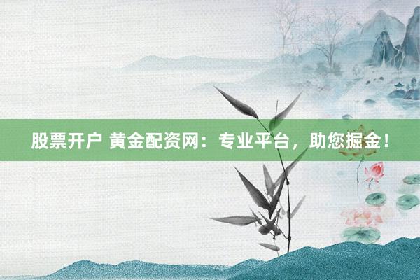 股票开户 黄金配资网：专业平台，助您掘金！