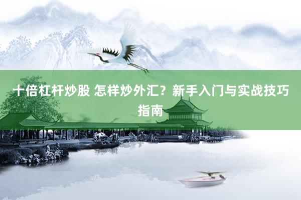 十倍杠杆炒股 怎样炒外汇？新手入门与实战技巧指南